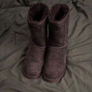 UGG Dark Brown Shearling Winter Boots